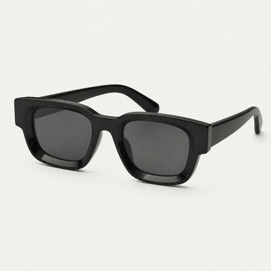 Solar shadow — lunettes de soleil noirs tendance UV400 | Solar Eyes