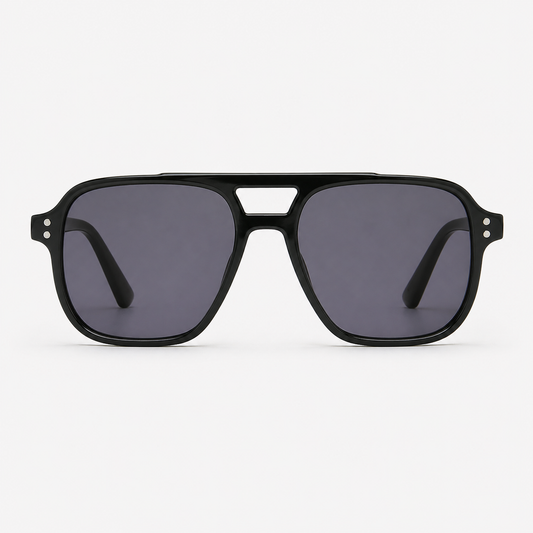 Solar Drift — lunettes de soleil noir tendance UV400 | Solar Eyes